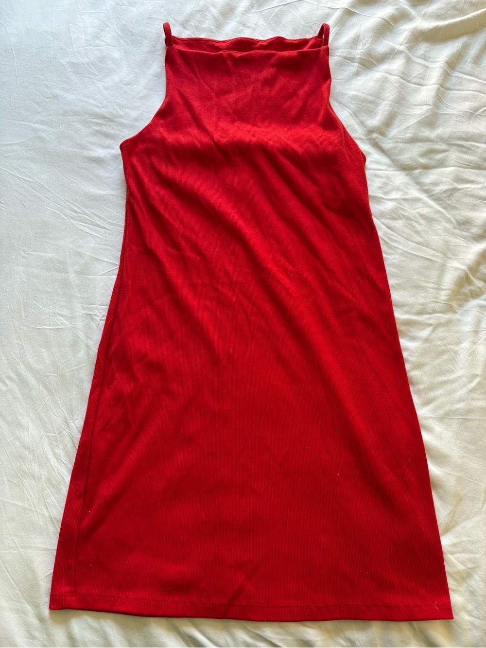A New Day WORN ONCE Women’s Red Sleeveless Knit Dress